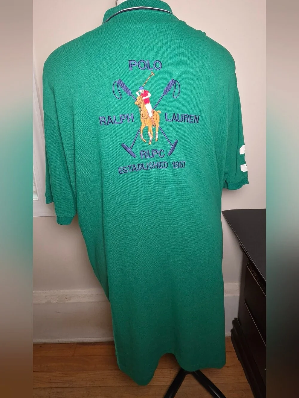 Ralph Lauren Green RLPC Embroidered Polo Shirt